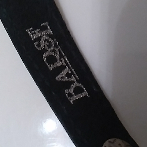 A BARSE STERLING SILVER & LEATHER BRACELET 7" - Picture 2 of 7